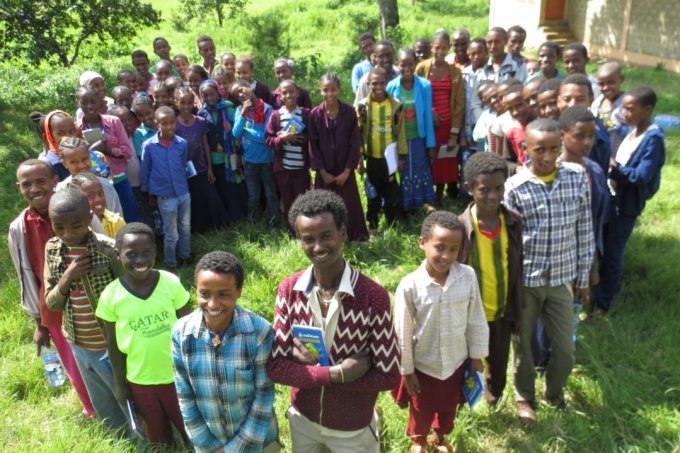 Future stakeholders and conservationists: Pupils in Ethiopia - photo: NABU