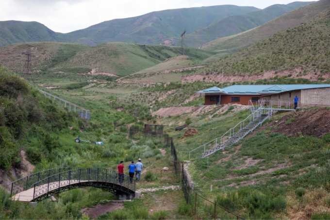 NABU's rehabilitation facility for injured wildlife in Kyrgyzstan