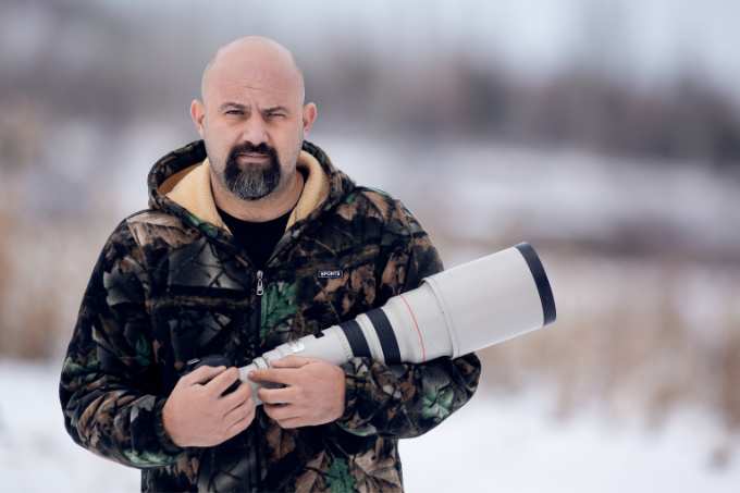 Self-portrait in the field - photo: Ivan Turkovskiy