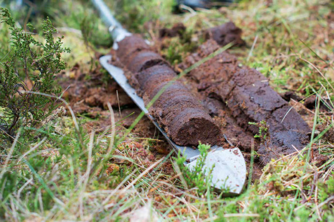 Peat coring allows us to learn about the history of peatlands over thousands of years, as well as assess the peat depth and its decomposition rate. Madiešēnu Mire, Augstroze Nature Reserve, Latvia